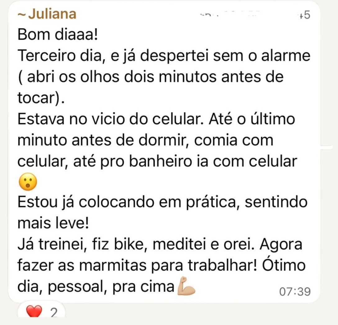 Depoimento real das edições anteriores 2