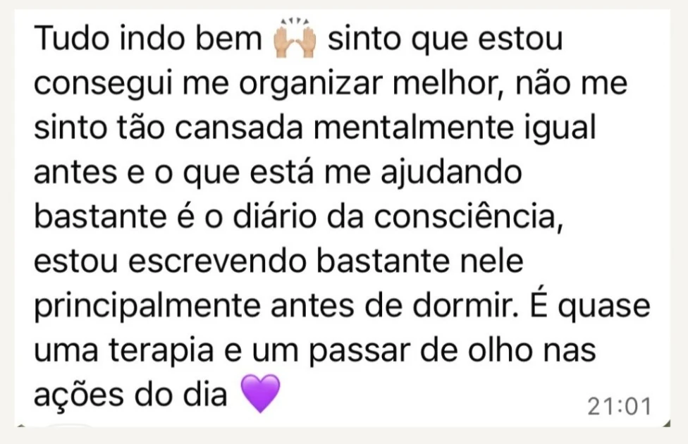 Depoimento real das edições anteriores 1 de 5